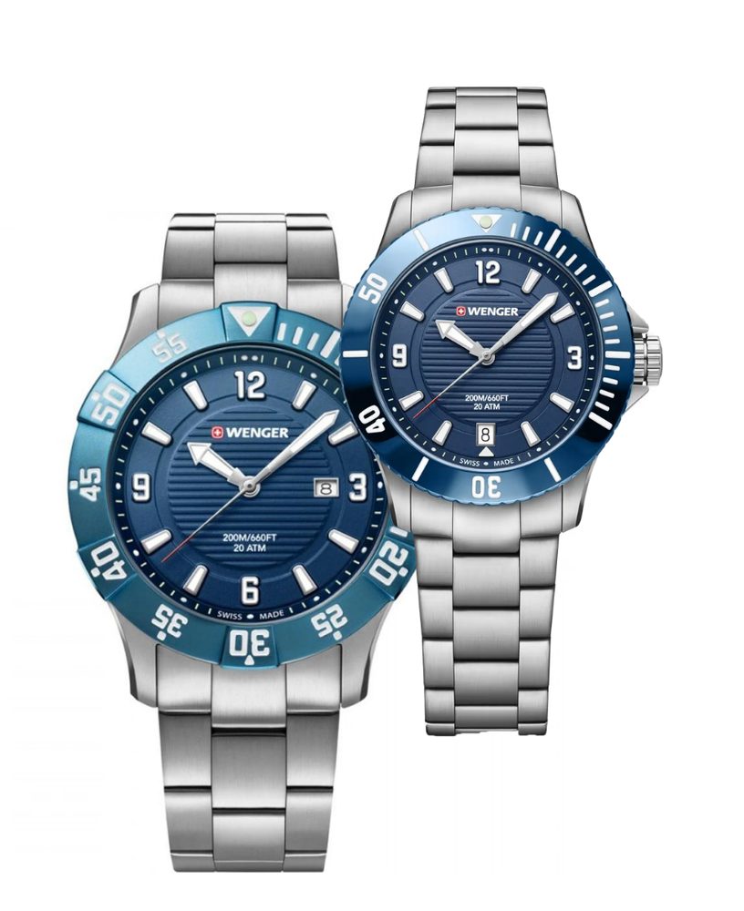 Wenger SET Wenger Sea Force 01.0641.133 a 01.0621.111 + 5 let záruka, pojištění hodinek ZDARMA
