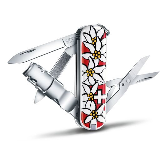 NŮŽ VICTORINOX NAIL CLIP 580 EDELWEISS - KAPESNÍ NOŽE - PŘÍSLUŠENSTVÍ