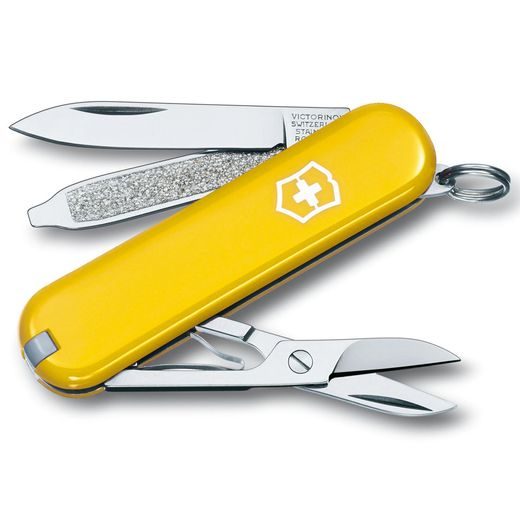 NŮŽ VICTORINOX CLASSIC SD YELLOW - KAPESNÍ NOŽE - PŘÍSLUŠENSTVÍ