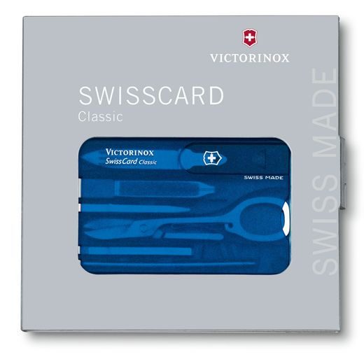 VICTORINOX SWISSCARD CLASSIC BLUE - KAPESNÍ NOŽE - PŘÍSLUŠENSTVÍ