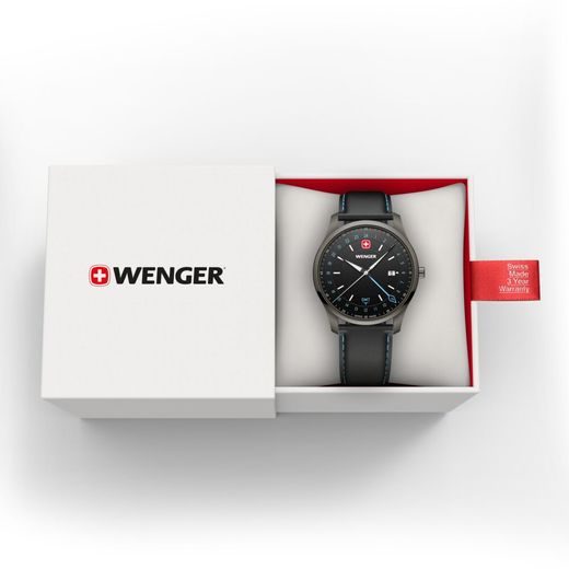 WENGER CITY GMT 01.1442.105 - CITY GMT - HODINKY