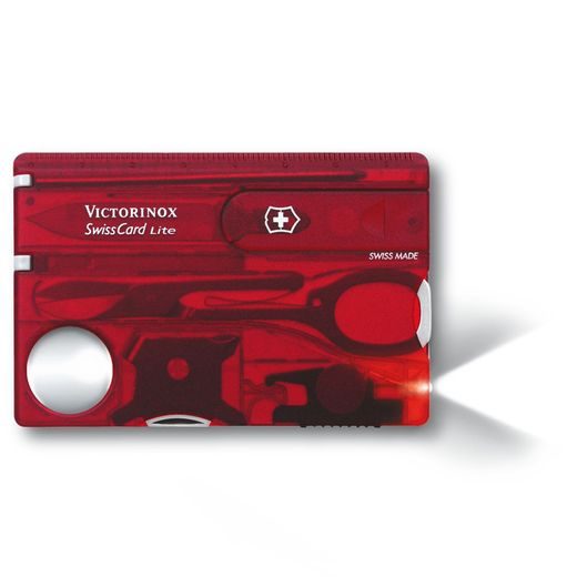 VICTORINOX SWISSCARD LITE RED - KAPESNÍ NOŽE - PŘÍSLUŠENSTVÍ