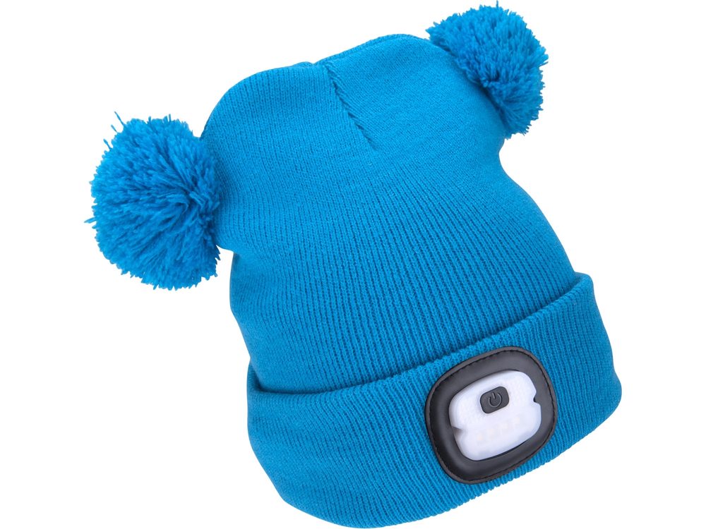 Dětská čepice s čelovkou modrá EXTOL LIGHT 43459