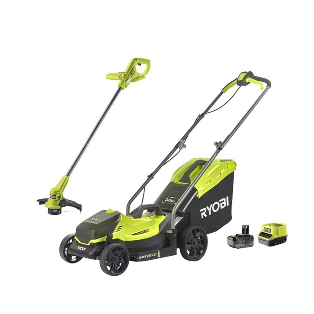 Sada aku sekačka + strunová sekačka Ryobi OLM1833LT23A-140