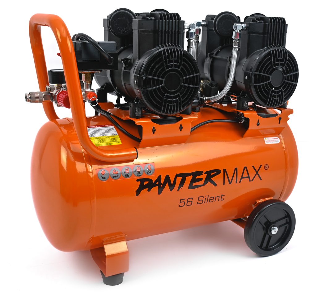 Elektrický bezolejový kompresor PANTERMAX AirFlow 56 SILENT
