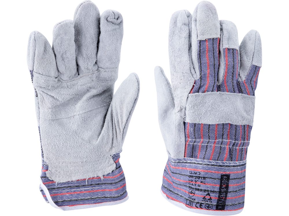 9965 - rukavice kožené s vyztuženou dlaní, velikost 10