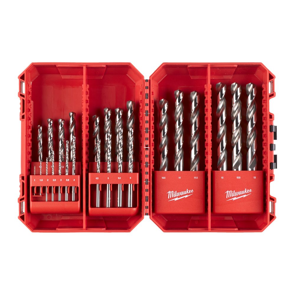 Sada vrtáků MILWAUKEE THUNDERWEB HSS-G – 25 ks