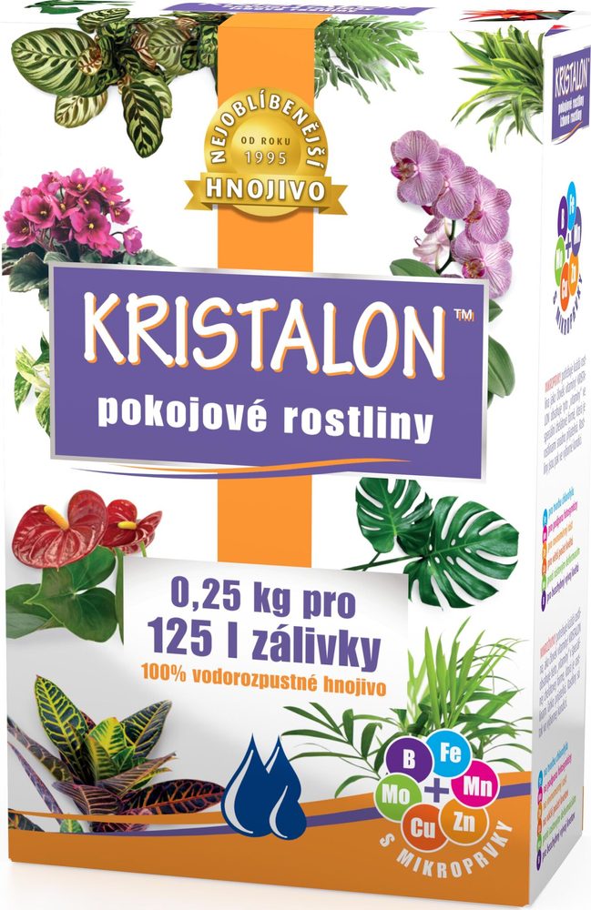Agro Hnojivo KRISTALON Pro pokojové rostliny 0,25 kg Agro 000528