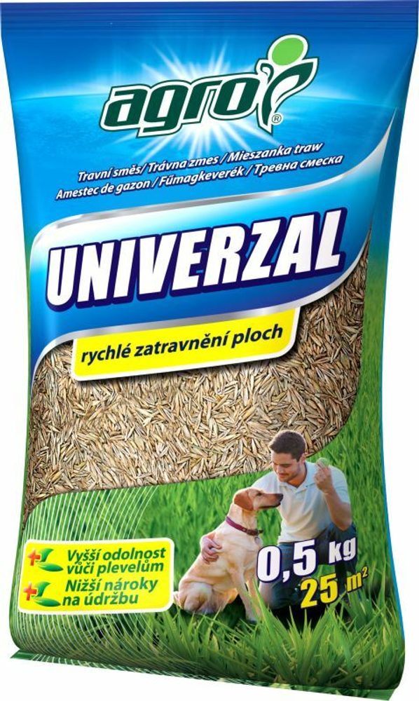 Agro Travní směs UNIVERZÁL sáček 0,5 kg Agro 000700