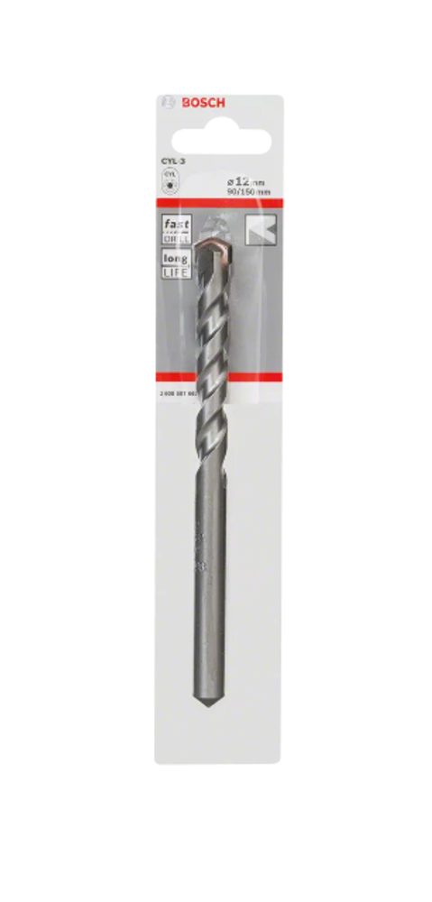 Vrták do betonu Bosch SilverPercussion 12 x 90 x 150 mm 2608597667