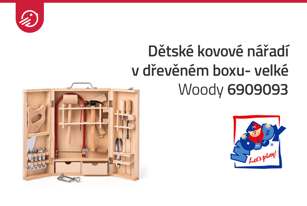 Dětské kovové nářadí Woody