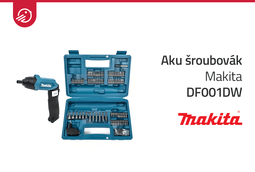 Akumulátorový šroubovák Makita DF001DW