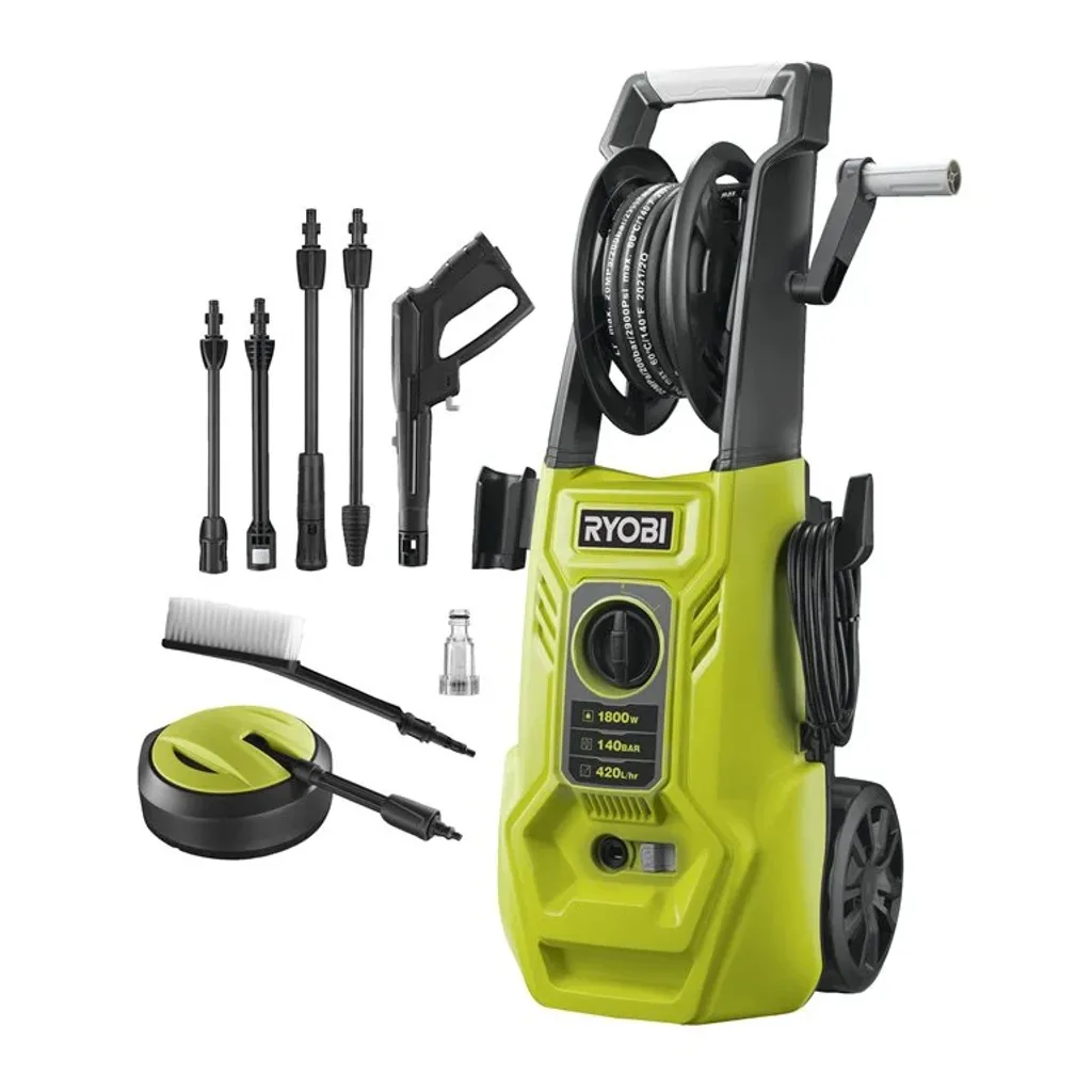 Elektrická vysokotlaká myčka Ryobi RY140PWA