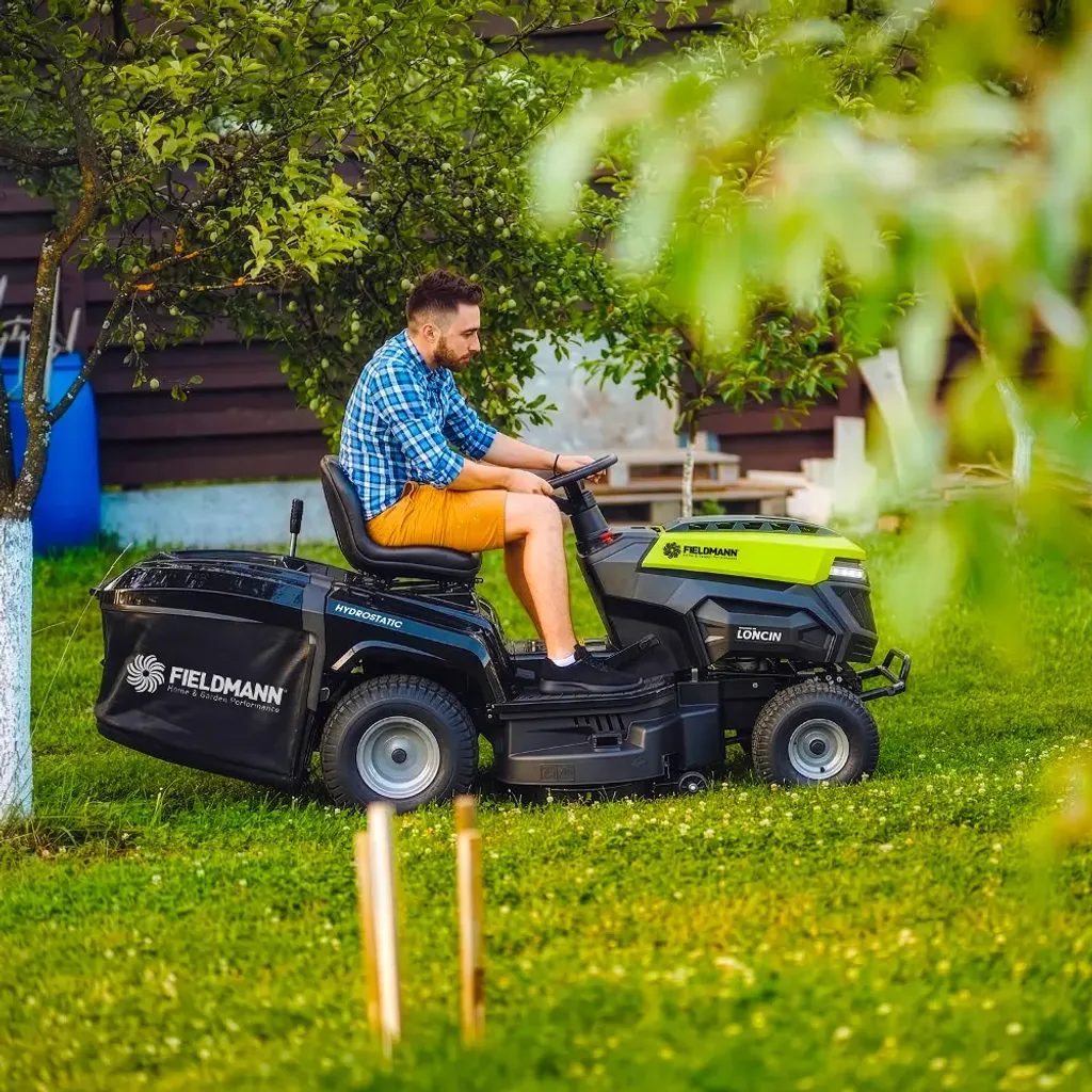 Rider na kosenie trávy