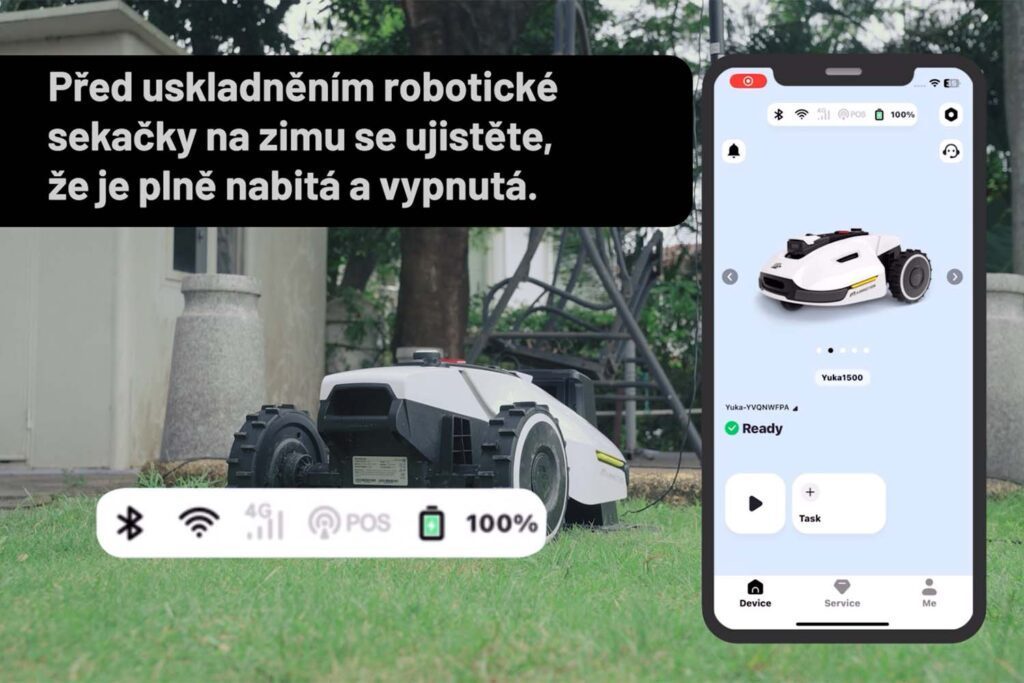 Robotická sekačka YUKA