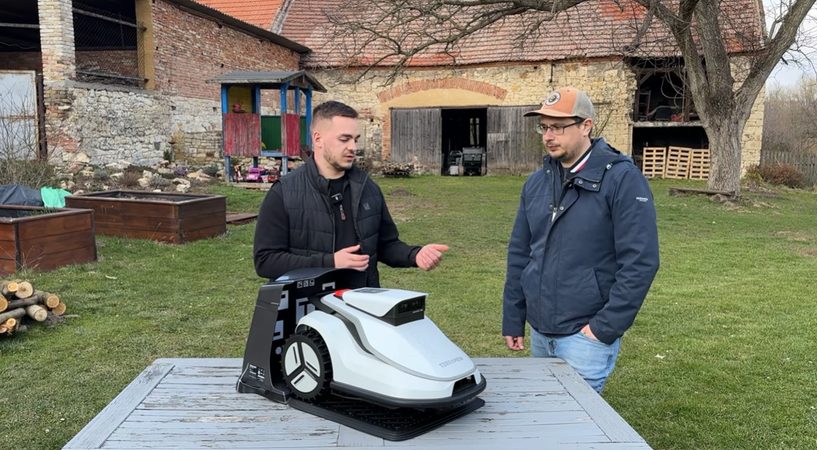 Jak funguje TerraMow V600 v praxi? Testuje Aleš z kanálu Pražák na vesnici