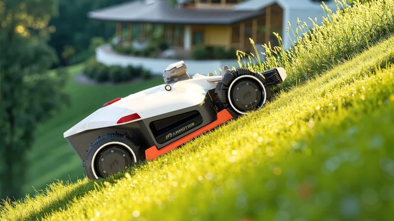 Robotická sekačka do svahu: přehled modelů a sklonů, které zvládnou