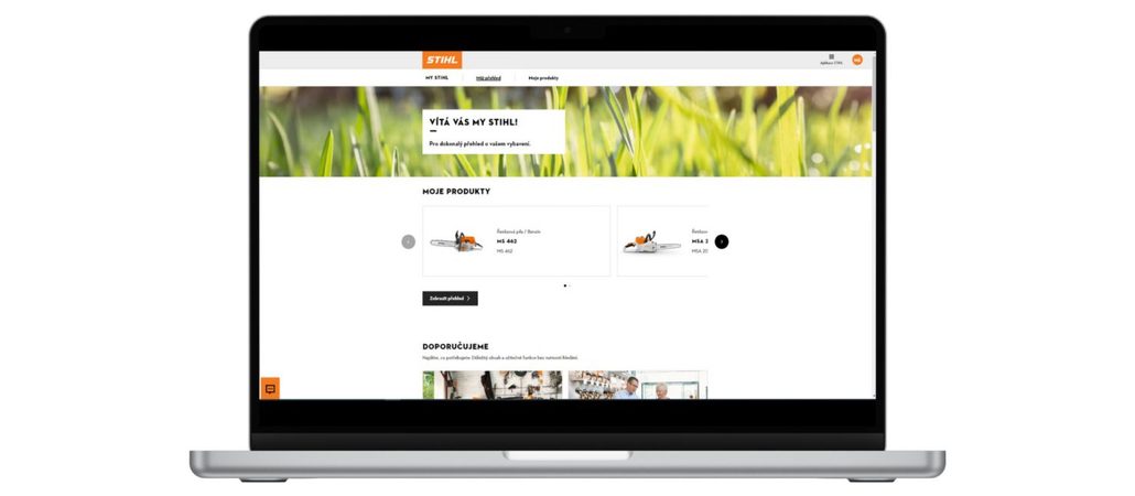 Získejte kompletní přehled s aplikací MY STIHL