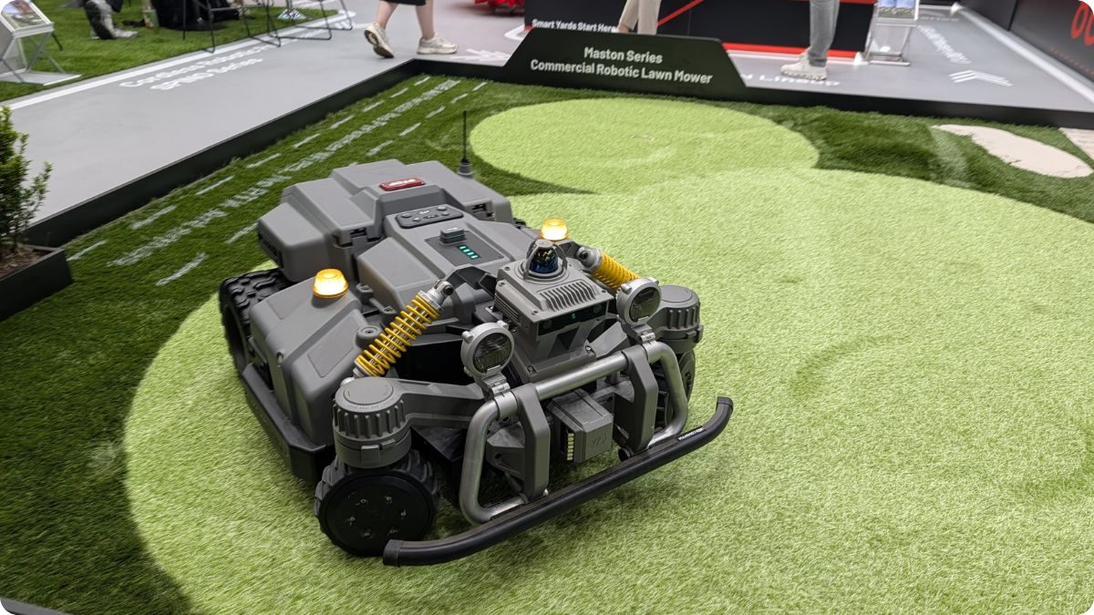 Robotická sekačka Mammotion Maston na veletrhu spoga+gafa