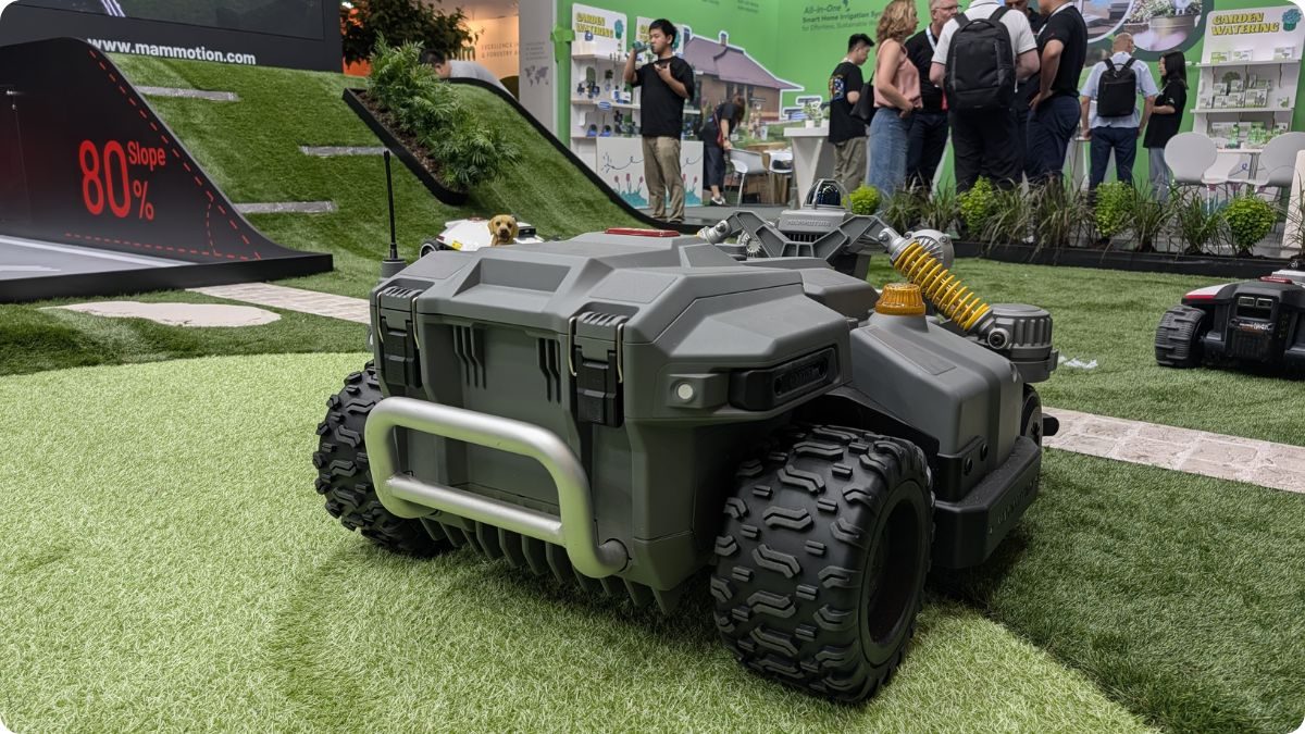 Robotická sekačka Mammotion Maston na veletrhu spoga+gafa