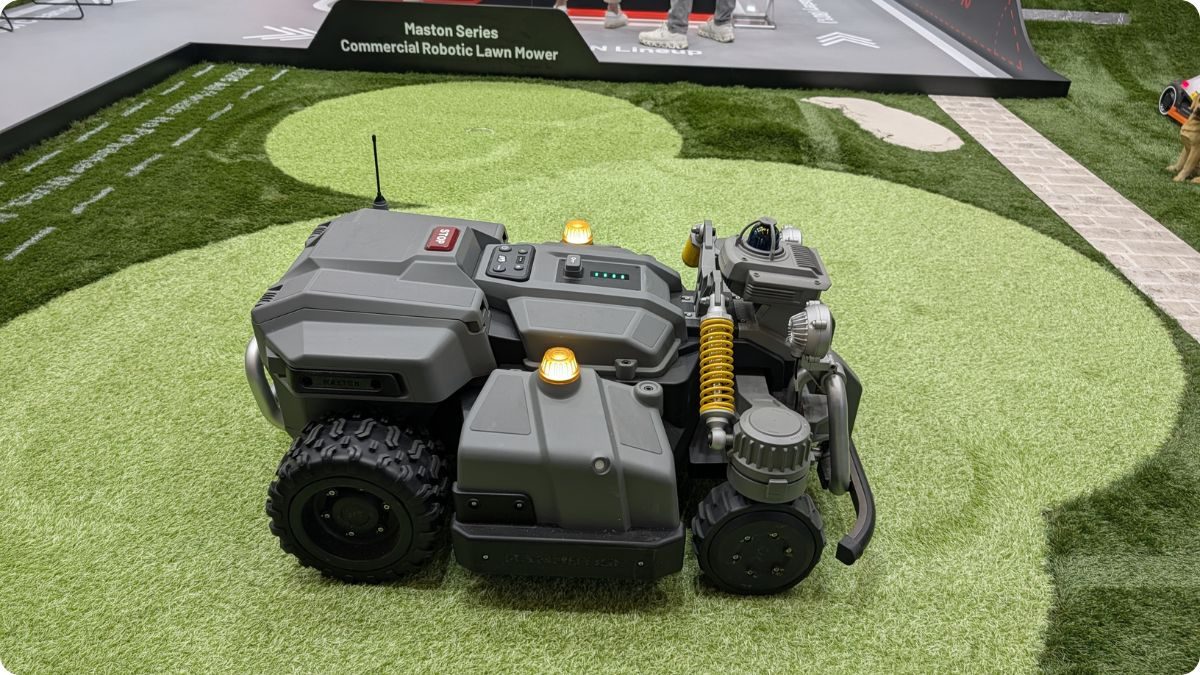 Robotická sekačka Mammotion Maston na veletrhu spoga+gafa