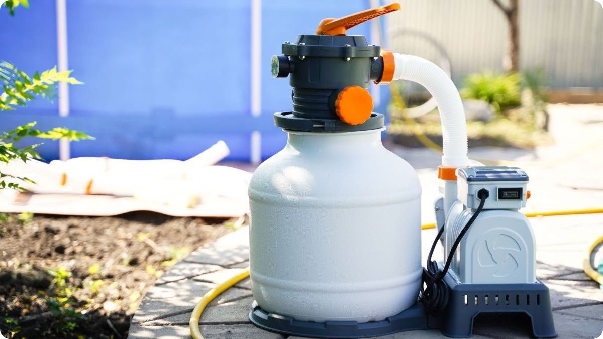 Písková bazénová filtrace