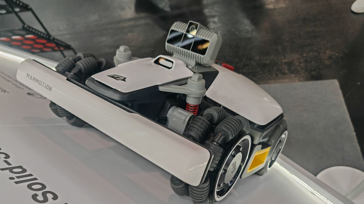 Robotická sekačka Mammotion LUBA mini AWD LiDAR na veletrhu spoga+gafa 2025