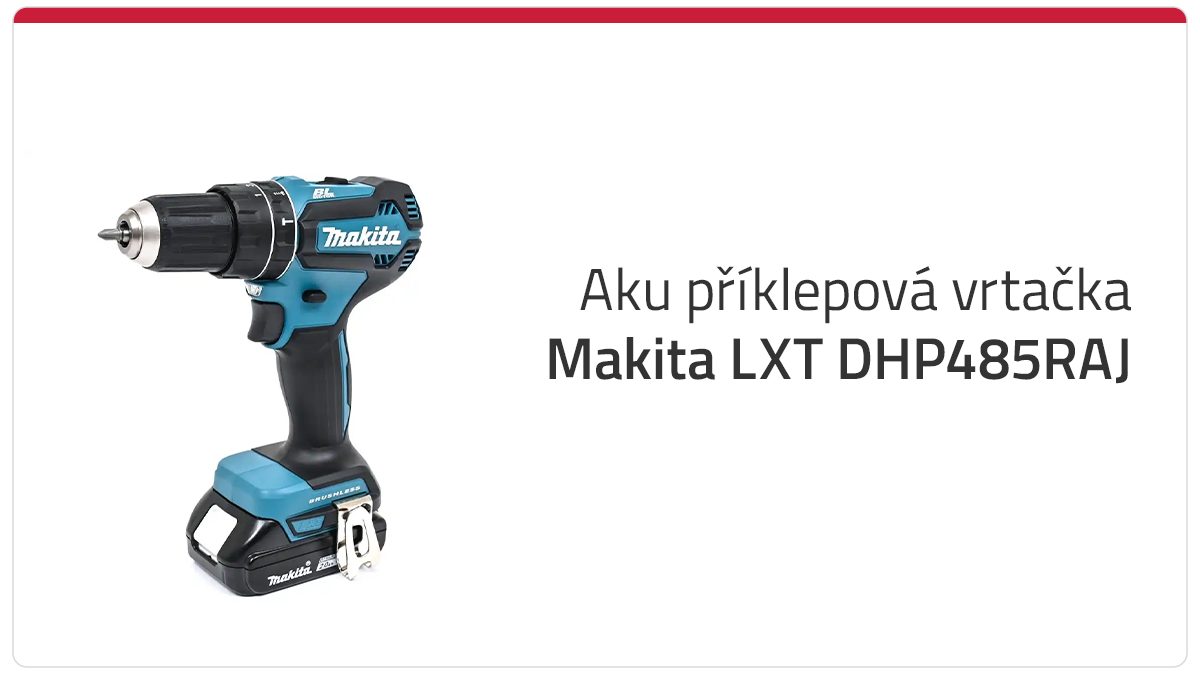 Aku příklepová vrtačka Makita DHP485RAJ