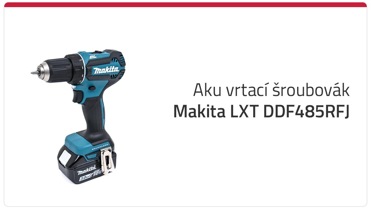 Aku vrtací šroubovák Makita DDF485RFJ