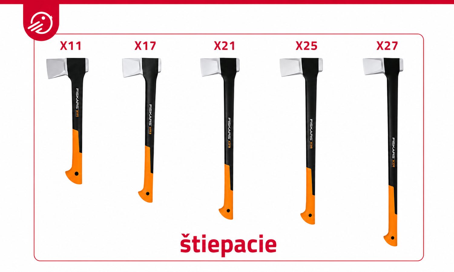 Štiepacie sekery Fiskars