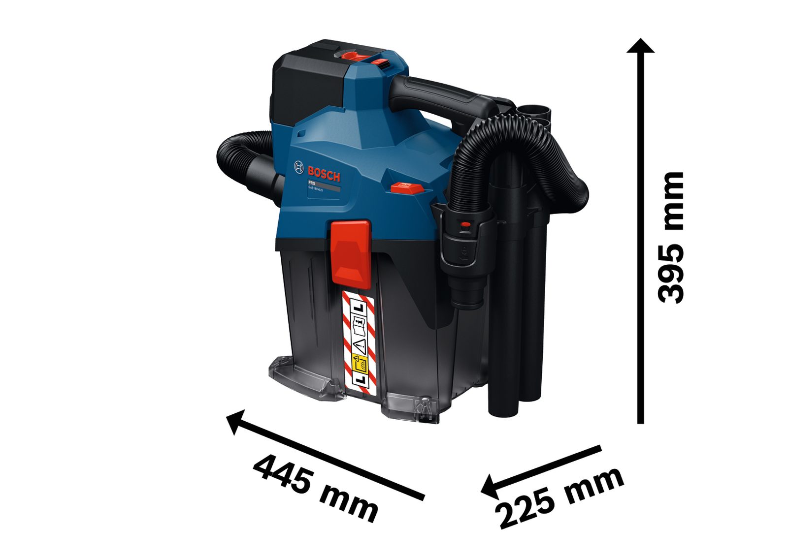 Aku vysávač Bosch GAS18V-6LS 06019K2100 | Jarabák