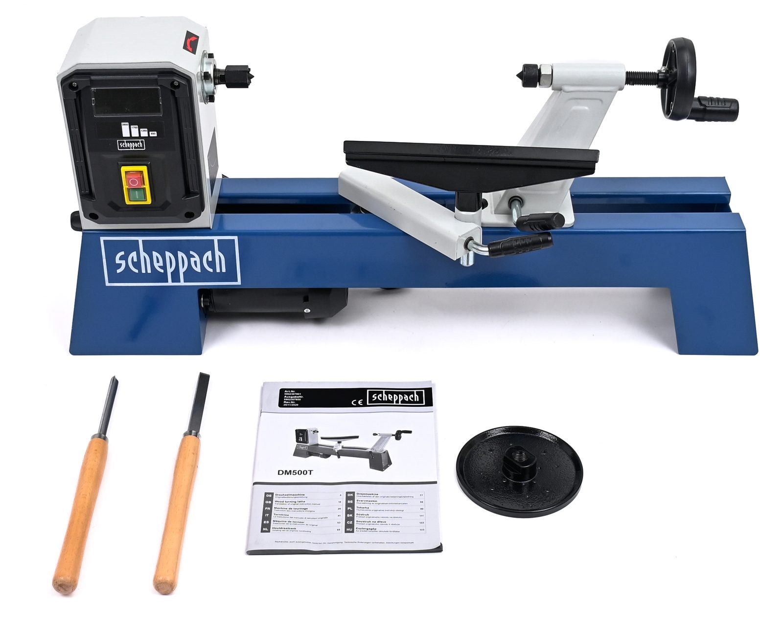 DEMA Ersatzmotor Für Drechselmaschine DM 450 – Inkl. Riemenscheibe, Art. 24966
