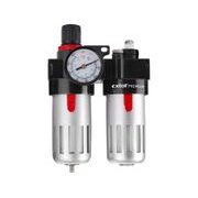 EXTOL PREMIUM 8865105 - regulátor tlaku s filtrem, manometrem a přim. oleje