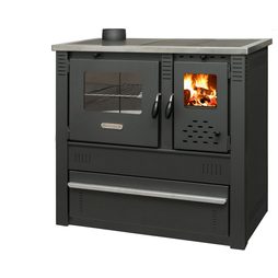 Sporák s troubou na tuhá paliva PANONIA EKO, levá