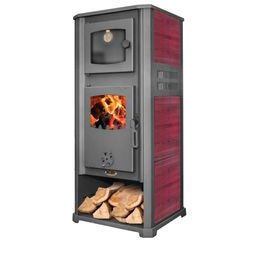 Krbová kamna s troubou BLIST ROMA S Red