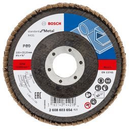 Brusný lamelový kotouč Bosch X431 115 mm P80 2608603654