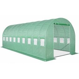 Zahradní fóliovník VESPAGARDEN 4x10x2,3m - 40m2 - 2 x dveře - zelený