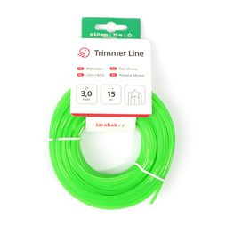 Žací struna Jarabák hvězdicová 3 mm x 15 m