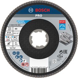 Brusný lamelový kotouč Bosch PRO X571 125 mm G80 2608619203
