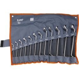 EXTOL PREMIUM 6233 - kľúče očkové, sada 12ks, 6-32mm