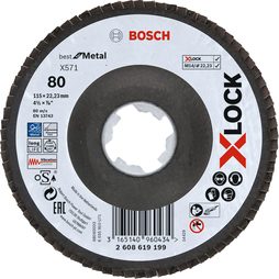 Brusný lamelový kotouč Bosch PRO X571 115 mm G80 2608619199