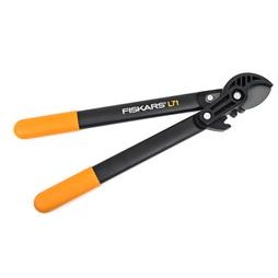 Nožnice na silné vetvy Fiskars PowerGear, prevodové, jednočepeľové (S) L71