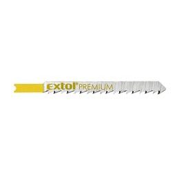 EXTOL PREMIUM 8805509 - plátky do přímočaré pily 5ks, 75x4,0mm, HCS