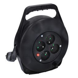 Prodlužovací kabel SOLIGHT buben 10 m, 3x1,5mm² 4x zásuvka PB21