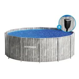 Bazén Florida Marimex 3,66 x 1,22 m SIVÉ DREVO vrátane skimmera 10340321