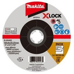 Brúsny kotúč na nerez Makita X-LOCK 125 mm E-00402