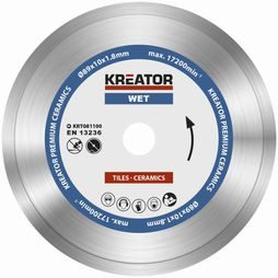 Diamantový kotúč celoobvodový Kreator PREMIUM 89mm