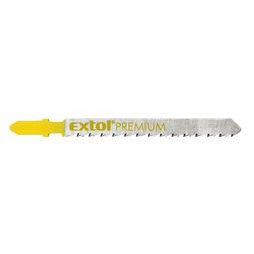 EXTOL PREMIUM 8805001 - plátky do přímočaré pily 5ks, 75x2,5mm, HCS