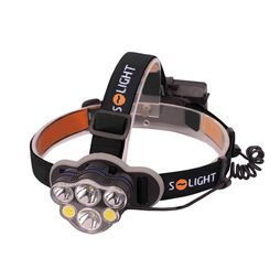 Čelovka nabíjecí SOLIGHT 550lm WN35