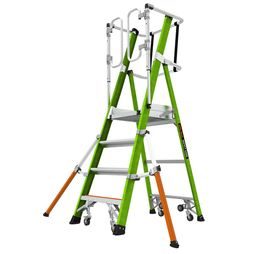 Bezpečnostní skládací žebřík LittleGiant Safety Cage 2.0 M4 19704EN